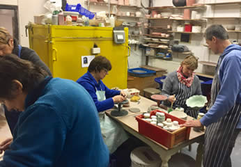 Pottery classes in Braintree area